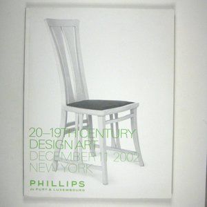 Phillips de Pury Company Auction Catalog New York December 2002 NY050502 Design
